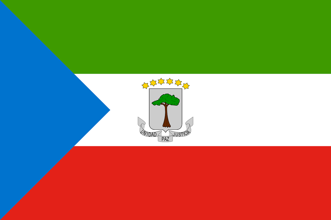 equatorial guinea, flag, national flag