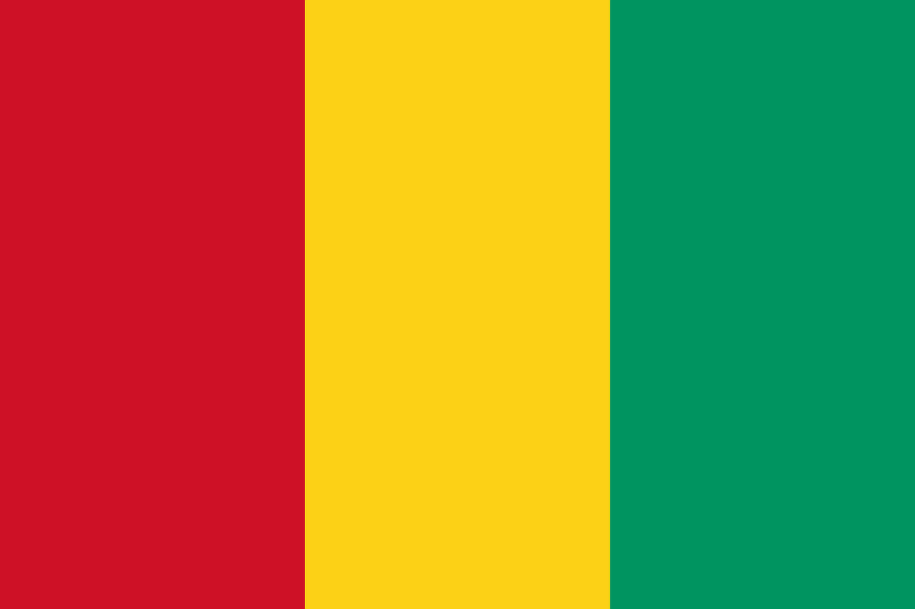 guinea, flag, national flag