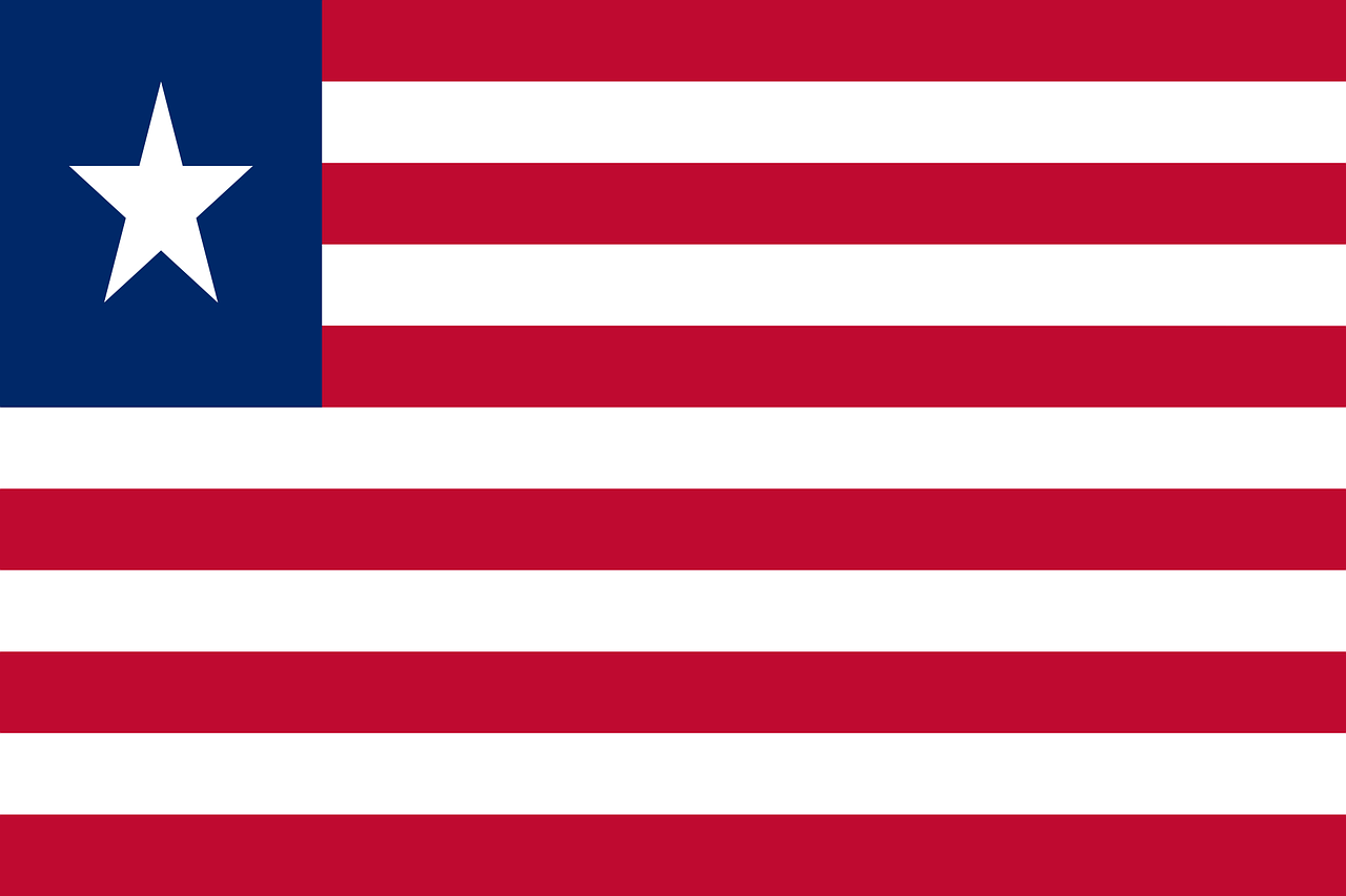 liberia, flag, national flag