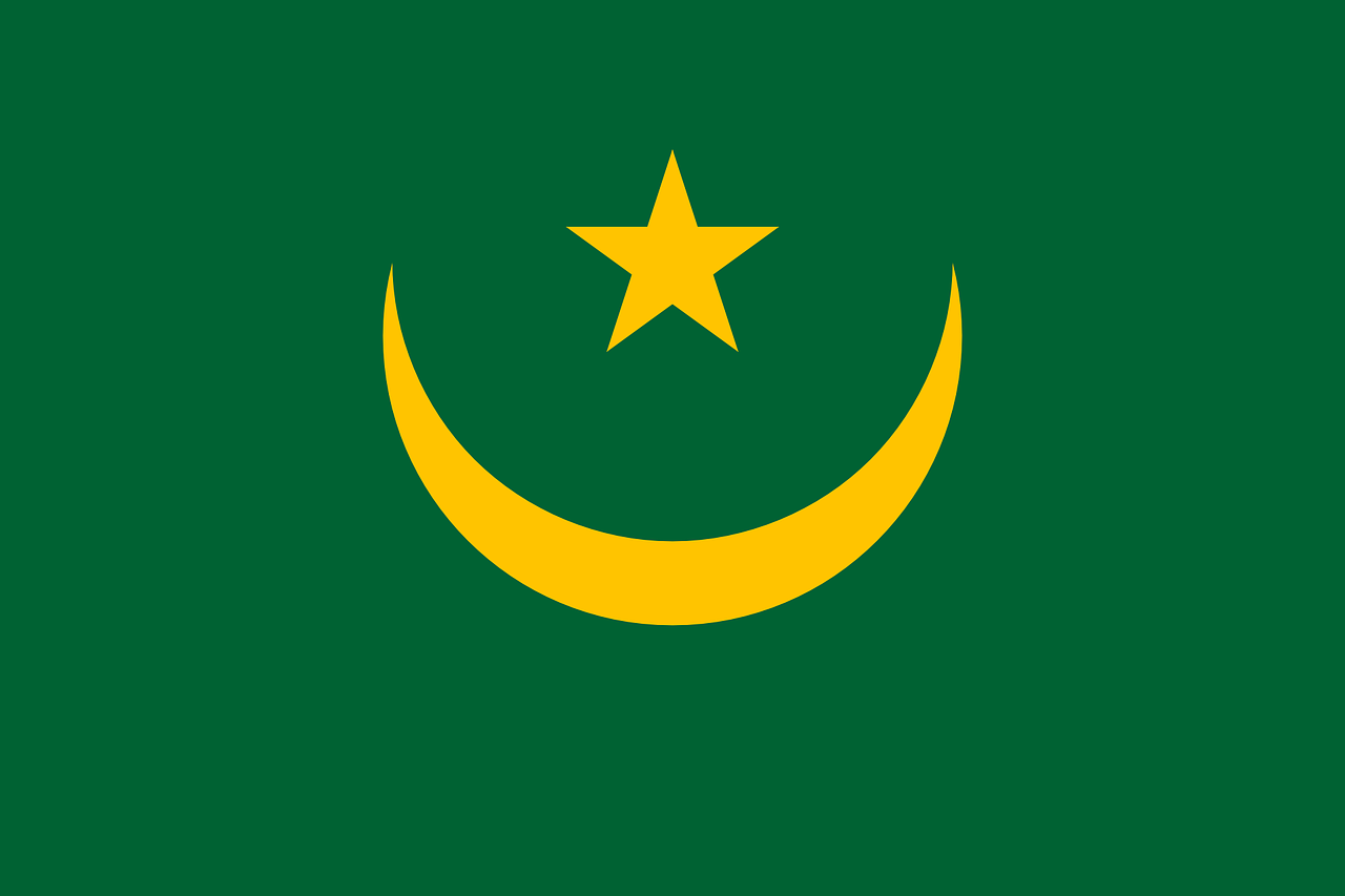 mauritania, flag, national flag