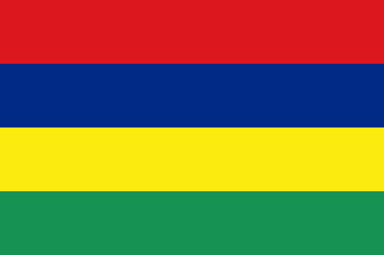 mauritius, flag, national flag