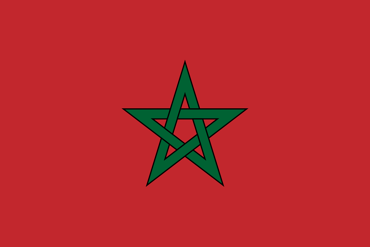 morocco, flag, national flag