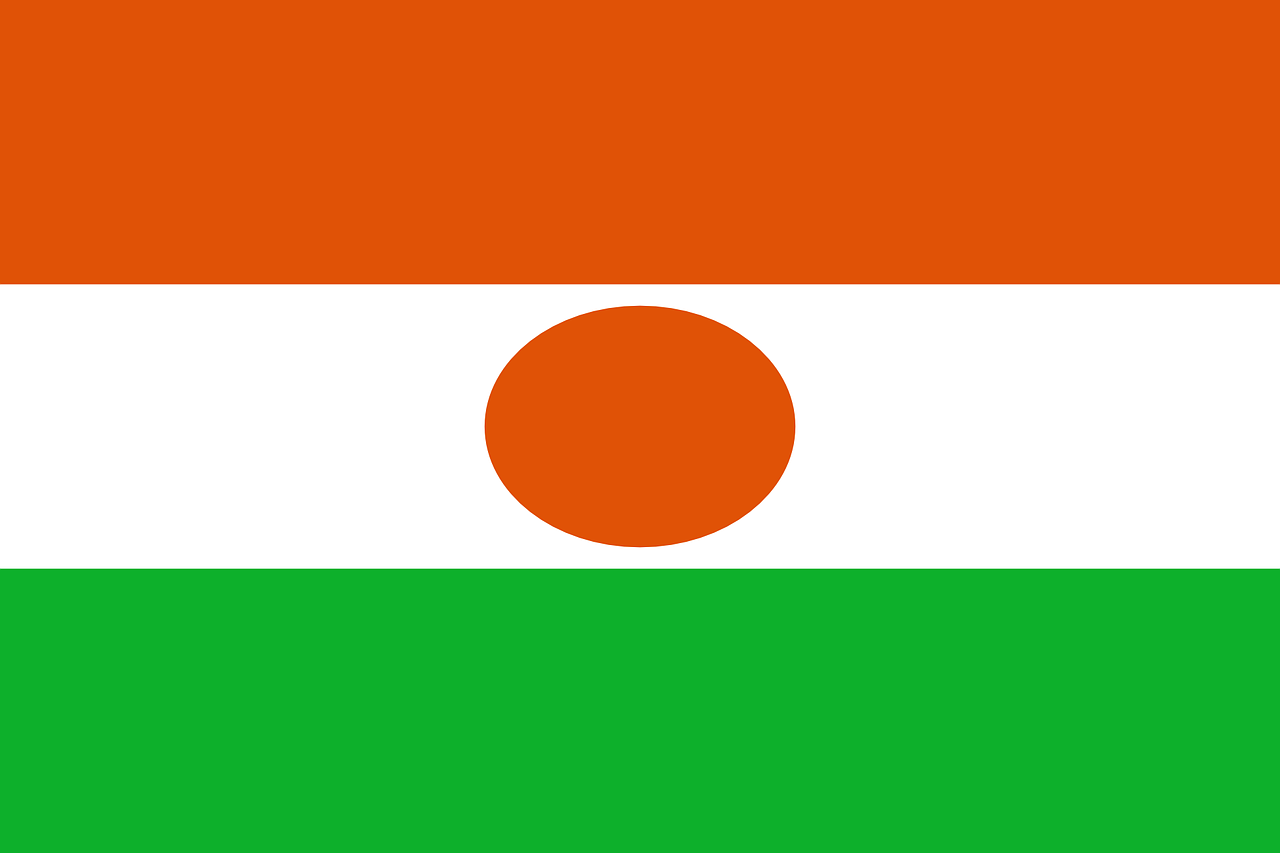 niger, flag, national flag