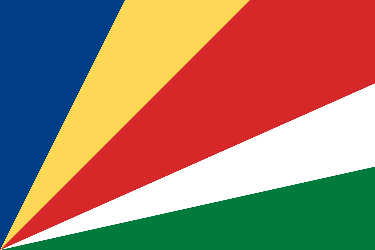 seychelles, flag, national flag