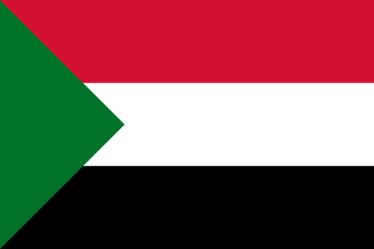 sudan, flag, national flag