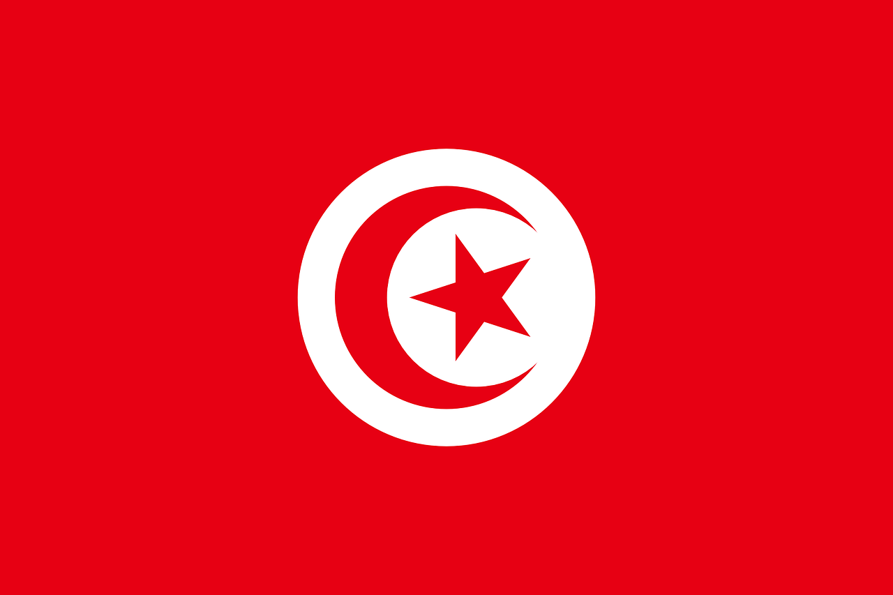 tunisia, flag, national flag