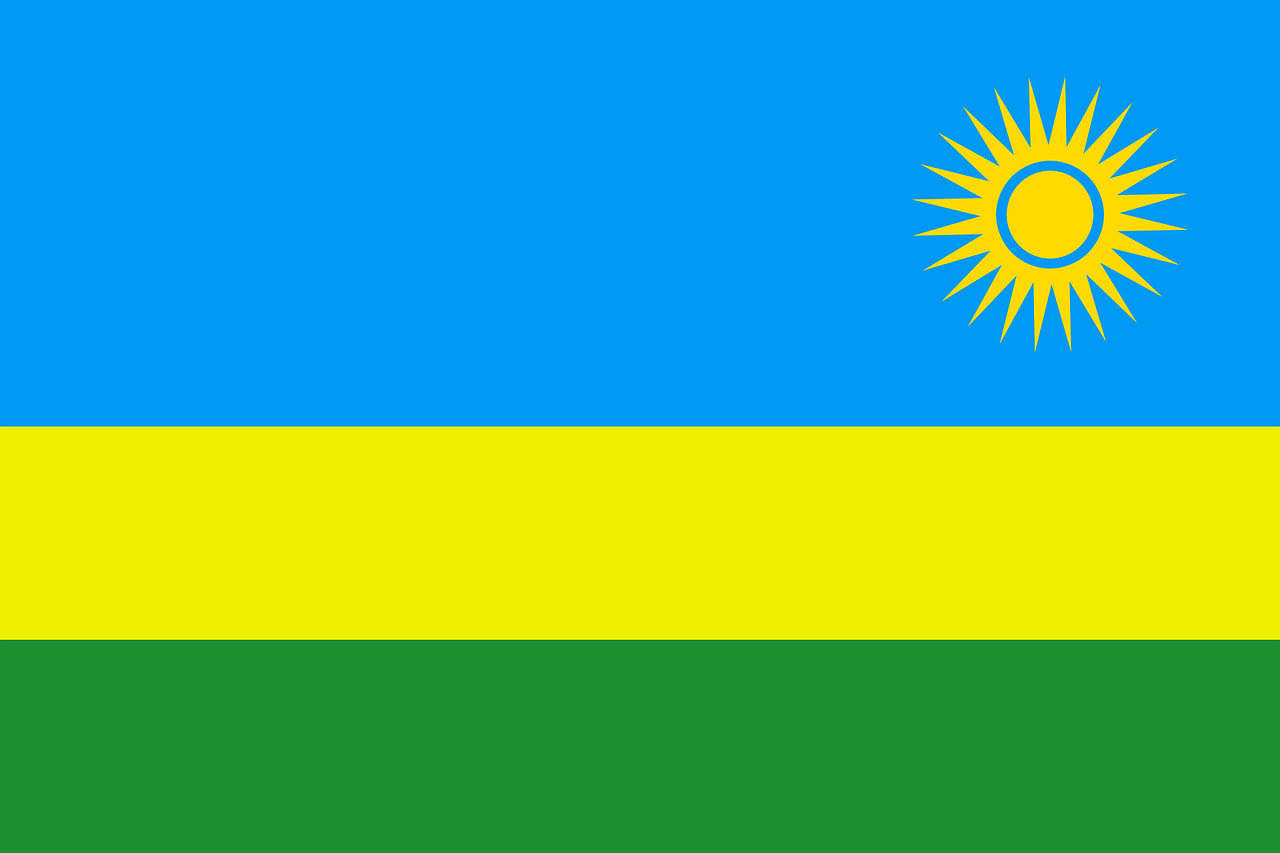 rwanda, flag, national