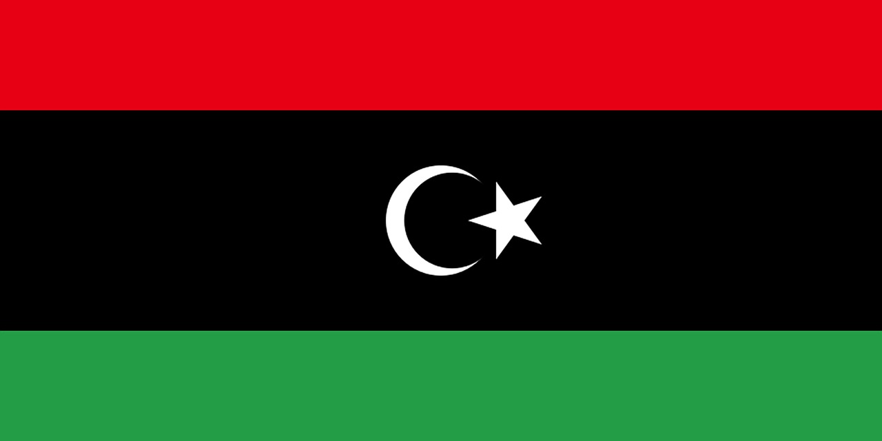 libya, flag, country